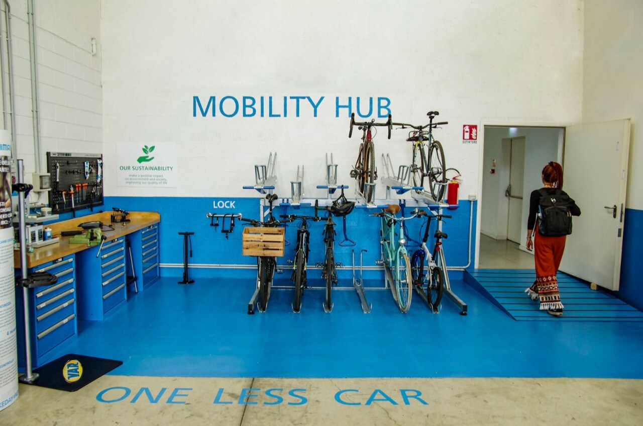 Shimano Mobility Hub, il parcheggio aziendale evoluto per le bici
